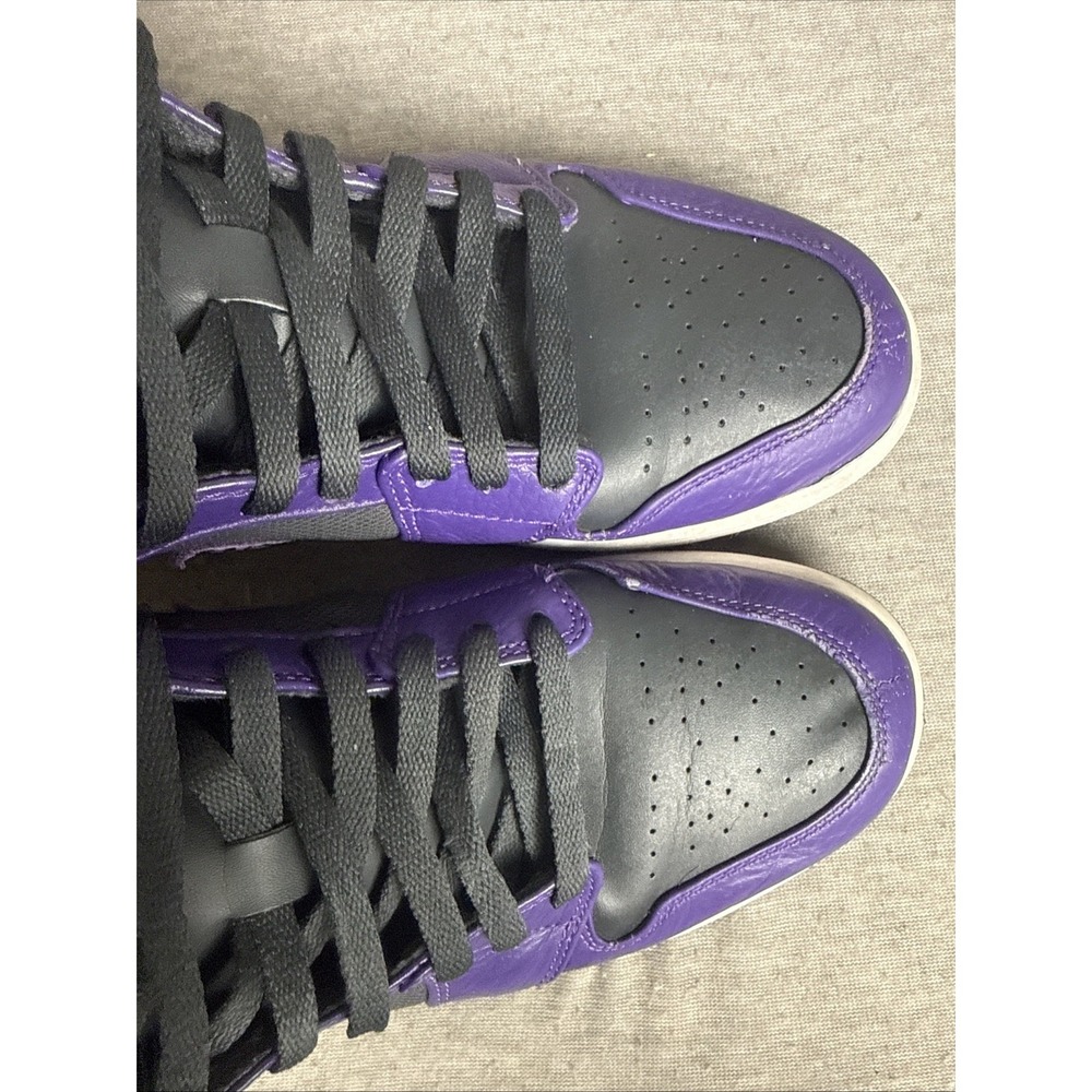 Nike Air Jordan 1 Phat Anthracite Black Club Purple Spark Men Sz 9.5 364770 025 - Picture 6 of 10